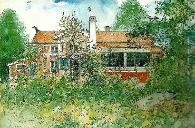 Carl Larsson stugan oil painting image